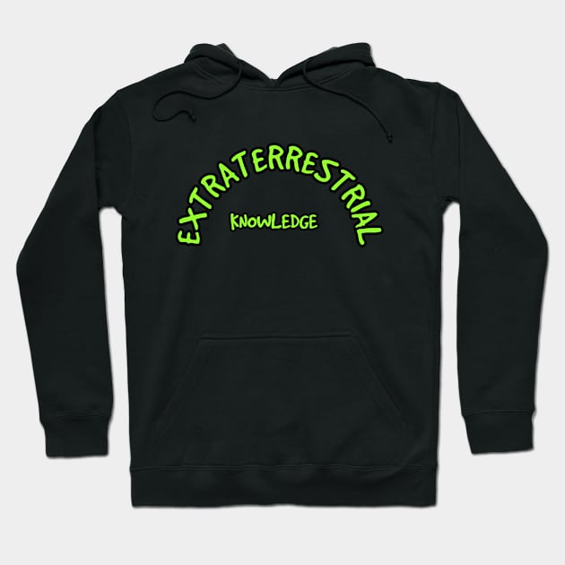 Extraterrestrial knowledge UFO alien Hoodie by Coreoceanart